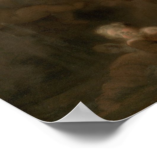 Fountain of Love by Jean-Honore Fragonard ポスター (角)