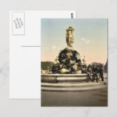 Fountain of the Three Graces, Montpelier, France v ポストカード (正面/裏面)