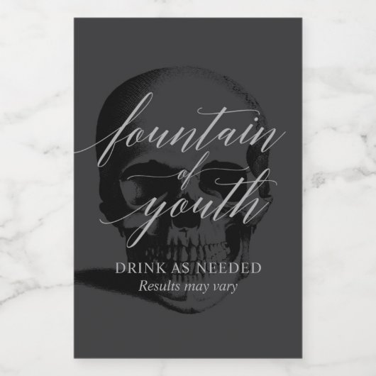 Fountain of Youth RIP 20s Mini ワインラベル (シングルラベル)