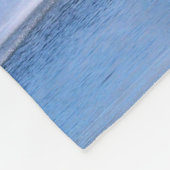 Fountain On A Pond フリースブランケット (角)