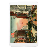 Fountain Square，シンシナティ，オハイオ州ヴィンテージはがき マグネット (縦)