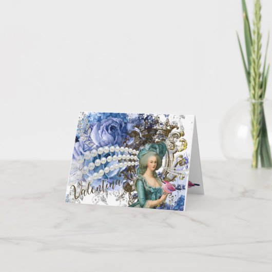 Fountaine Bleauの注空白の記 サンキューカード (正面)