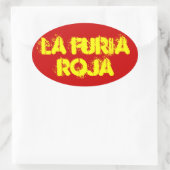 FOURスペイン"ラ・フリア・ロハ" 楕円形シール (バッグ)