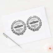 FOUR （ダブル）ボストンシール 長方形シール (封筒)