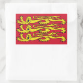 FOUR 王室の Banner of England 長方形シール (バッグ)