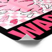 Four 4 Nado Warning Nk Tornado Themed Birthday Gir ポスター (角)