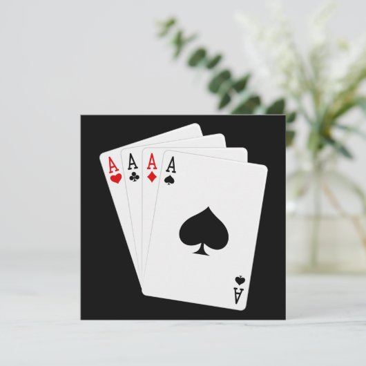 Four Aces Greeting Card カード (スタンド正面)
