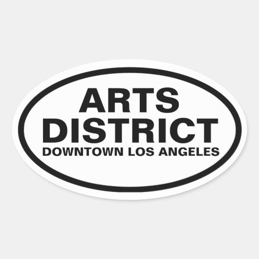 FOUR "Arts District" 楕円形シール (正面)