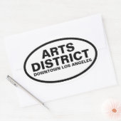 FOUR "Arts District" 楕円形シール (封筒)