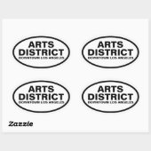 FOUR "Arts District" 楕円形シール (シート)