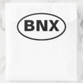 FOUR Banja Luka "BNX" 楕円形シール (バッグ)