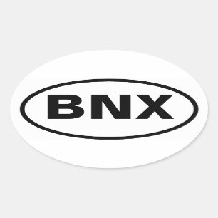 FOUR Banja Luka "BNX" 楕円形シール