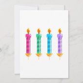 Four Candles 招待状 (正面)