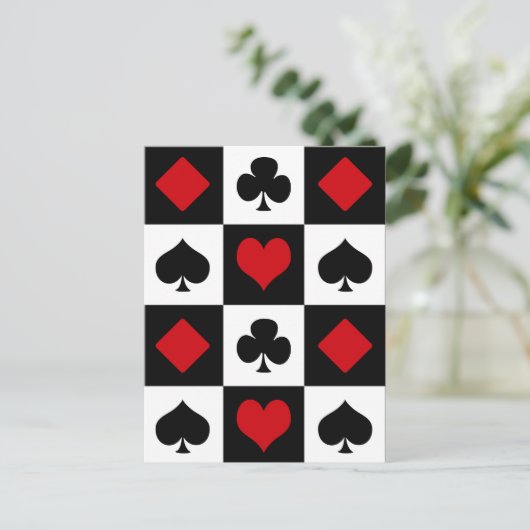 Four card suits ポストカード (スタンド正面)