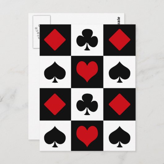 Four card suits ポストカード (正面/裏面)