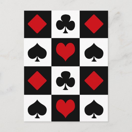 Four card suits ポストカード (正面)