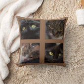 Four cats by Miriam Kilmer クッション (ブランケット)