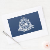 FOUR Charleston, SCフラグ 長方形シール (封筒)