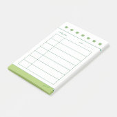 Four clover lucky weekly plans ポストイット (アングル)