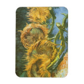 Four Cut Sunflowers by Vincent vanゴッホファインアート マグネット (縦)