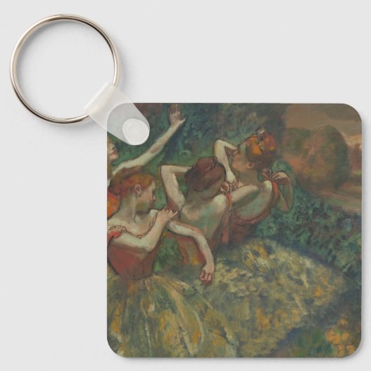 Four Dancers by Edgar Degas, Ballet Fine Art キーホルダー (正面)
