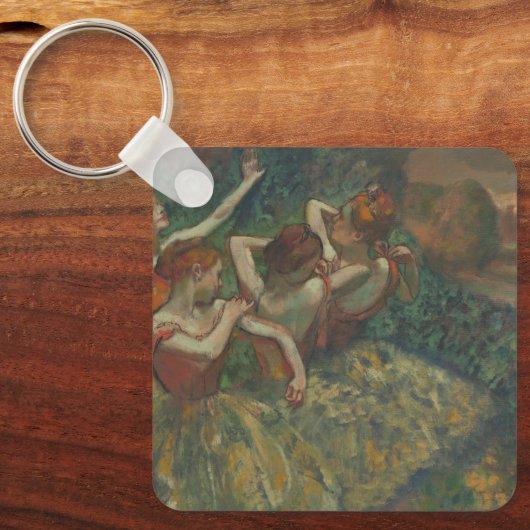 Four Dancers by Edgar Degas, Ballet Fine Art キーホルダー (正面)