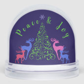 Four Deer & a Christmas Tree Peace & Joy (正面)