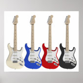Four, electric guitars ポスター (正面)