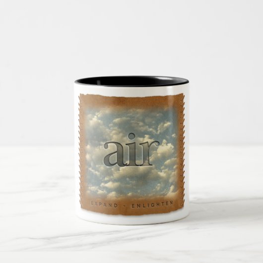 Four Elements - Air - Coffee Mug ツートーンマグカップ (中央)