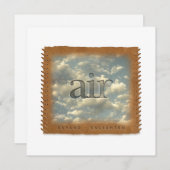 Four Elements - AIR - Personalized Notecard ノートカード (正面/裏面)
