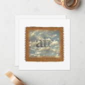 Four Elements - AIR - Personalized Notecard ノートカード (正面/裏面インサイチュ)