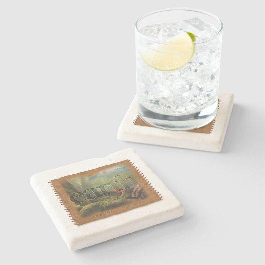 Four Elements - Earth - Coaster ストーンコースター (横)
