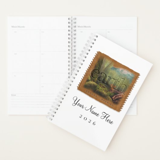 Four Elements - EARTH - Personalized Day Planner プランナー手帳 (ディスプレー)