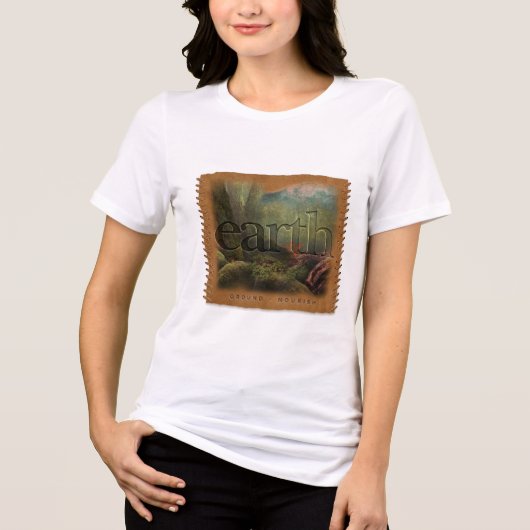 Four Elements - Earth - T Shirt トライブレンドTシャツ (正面)