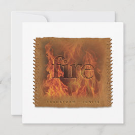 Four Elements - FIRE - Personalized Notecard ノートカード
