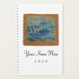 Four Elements - WATER - Personalized Day Planner プランナー手帳