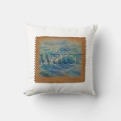 Four Elements - Water - Pillow クッション (正面)