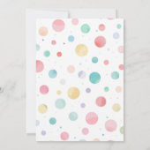 Four Ever Fabulous Balloon 4th Birthday 招待状 (裏面)