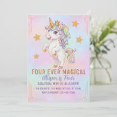 Four Ever Magical, Unicorn 4th Birthday 招待状 (スタンド正面)