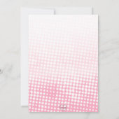 Four Ever Wild Animal Print Girls Birthday 招待状 (裏面)