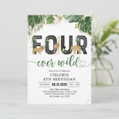 Four Ever Wild Party Animals 4th Birthday 招待状 (スタンド正面)