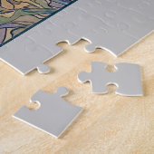 Four Flowers, Alphonse Mucha ジグソーパズル (側面)