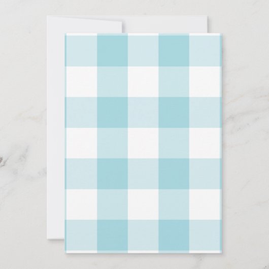 FOUR fourth birthday invitation for boys 招待状 (裏面)