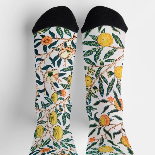 Four Fruit Pattern, William Morris ソックス (上部)