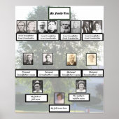 Four-Generation Chinese Elm Family Tree Photos ポスター (正面)