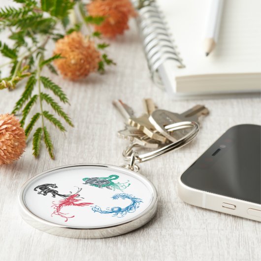 Four Gods キーホルダー (側面)