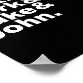 Four Gospels Matthew Mark Luke John Bible  ポスター (角)