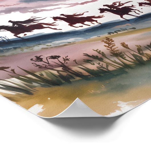 Four Horseman at Dawn ポスター (角)