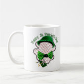 Four Leaf Clover Frame St Patrick's Day コーヒーマグカップ (左)