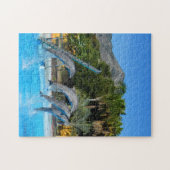 Four leaping dolphins ジグソーパズル (横)